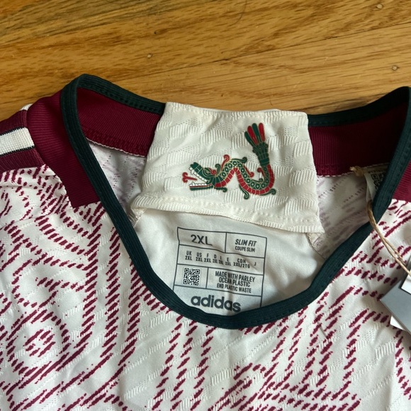 ADIDAS MEXICO WORLD CUP 2022 AWAY LOZANO JERSEY, size 2XL - Picture 5 of 5